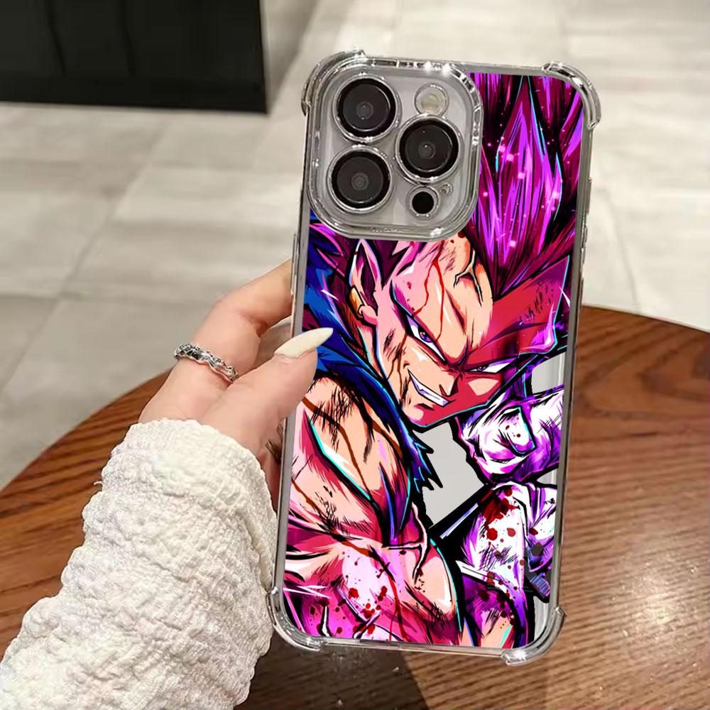 Japanese Anime Dragon Balls Vegeta Soft Funda For iPhone 18 17 Pro 16 15 14 13 12 11 Pro Max Case 17 Plus 17E 16E 17Air Phone Cover