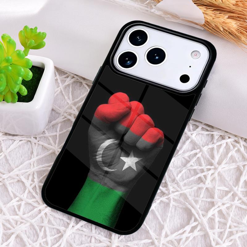 Libya Flag Soft Phone Case for iPhone 17 Air 16 15 11 12 14 13 Pro Max Shockproof Cover