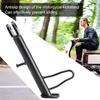 Motorcycle  Stand Stainless Steel Black Nonslip Parking Foot Support for Scooter