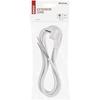 Câble de raccordement - EMOS - H05VV-F 3G - 2 m - PVC - Blanc - 230 V/10 A