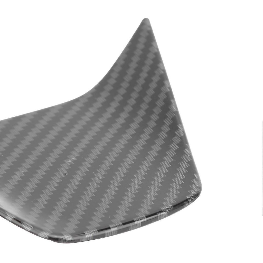 3pcs Steering Wheel Frame Cover Control Button Trim Set Fit for Harrier Venza XU80 2020 2021Carbon Fiber Texture