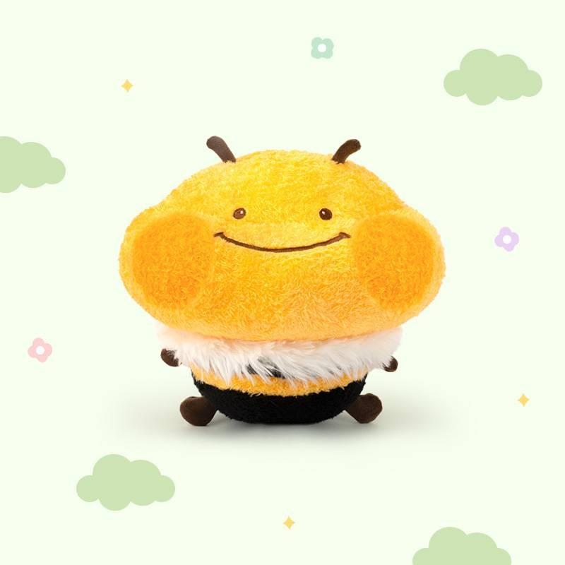 Plush Honey Bee Doll Pillow Gift Play Bear Rabbit Backpack Decoration Expression
