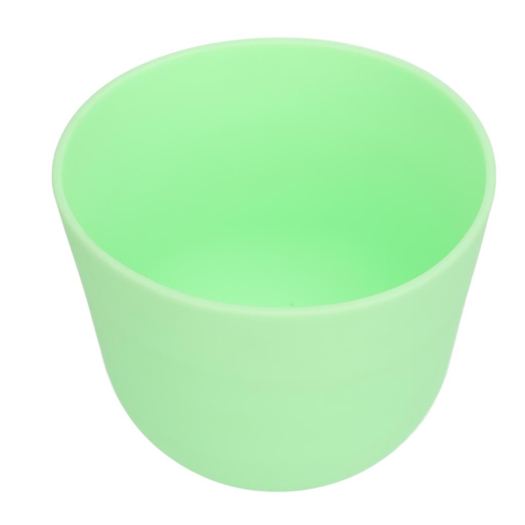 Facial Mixing Bowl DIY Silicone Mixing Pure Color Bowl for Facial Mask Cosmetic Beauty Tool Green