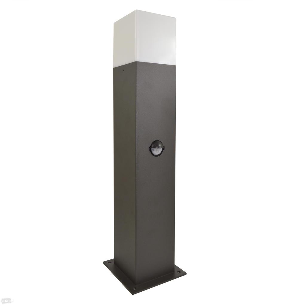 Lampa Ogrodowa Stojąca New York E27 Ip44 44Cm Z Czujnikiem Ruchu 307330 Goldlux