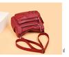 Trendy 2025 Washed Leather Shoulder Bag for Middle-aged & Elderly Women