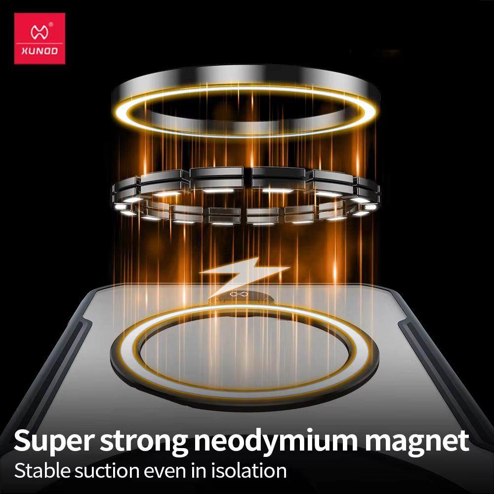 XUNDD Für Vivo X200 Ultra X200 Pro Hülle Luxuriöses Gehäuse Airbag Stoßfest Schützende Handyhülle Mit Drehbarer Magnetischer Halterung Ständer