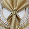 6 Stück Weihnachtsdekoration Nussknacker Serviettenringe Halter für Neujahr Hochzeit Zuhause Weihnachtsfeier Tischdeko Zubehör