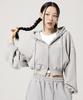 Artistwear [Atw] Bring It On Crop Zip-Up Hoodie