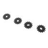 4pcs Motor Sprocket 14 Teeth Steel High Strength Front Sprocket for 420 Chain Modification