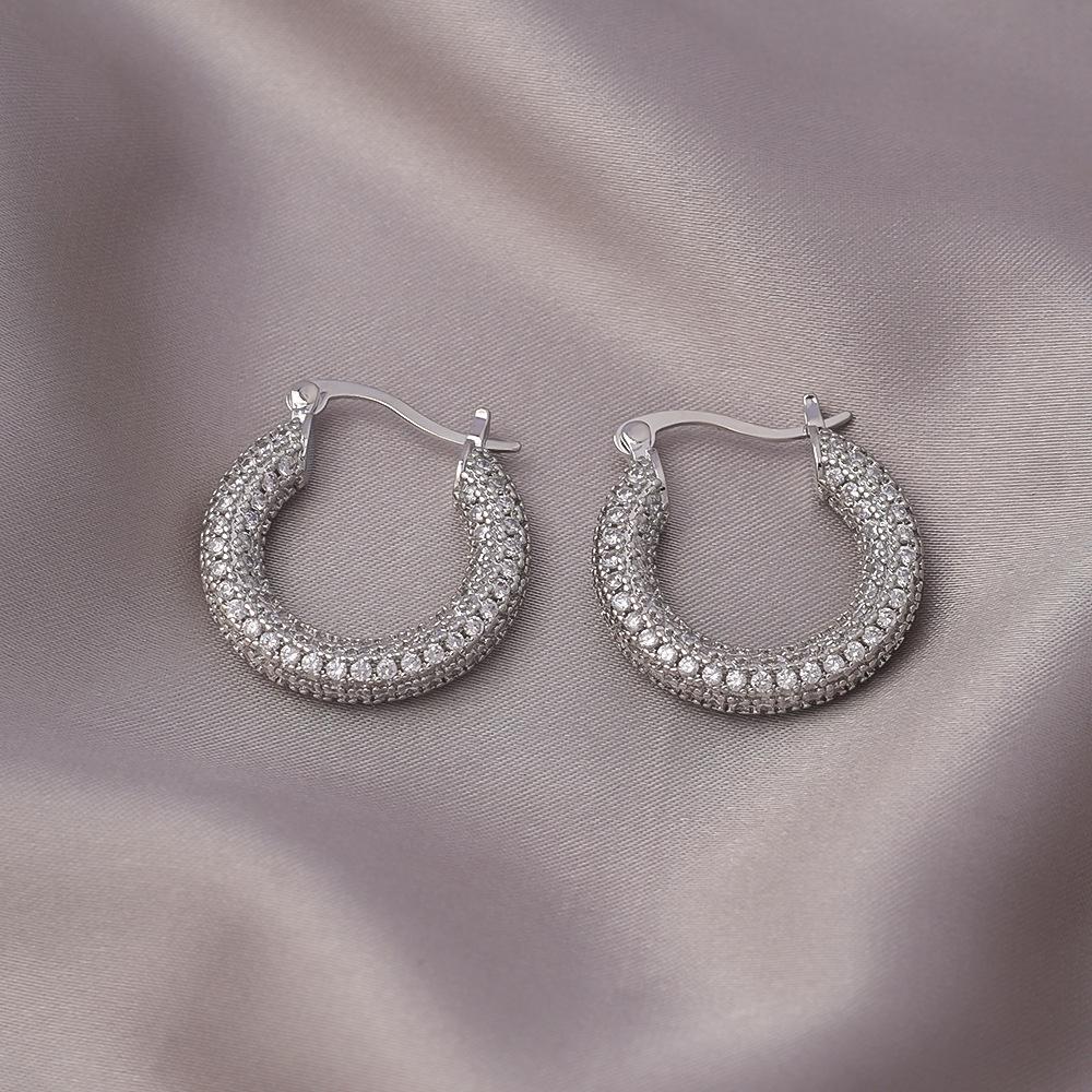 Cercei cu ac din argint 925: Cercei Stud & Hoop Versatili de Lux High-end pentru Navetă și Stil