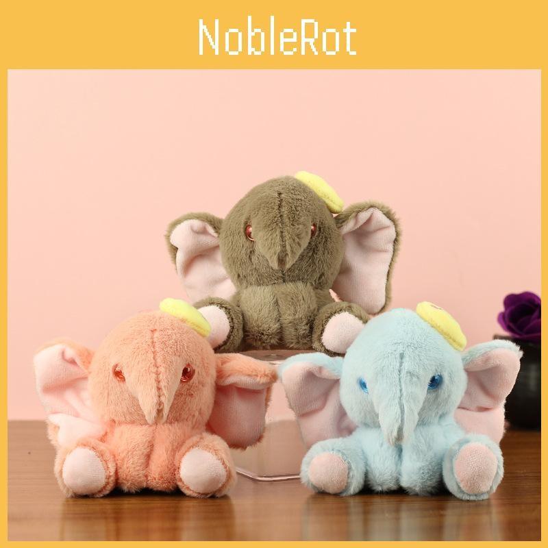 Charming Elephant Plush Toy Keychain Soft And Colorful Baby Shower Gift For Children