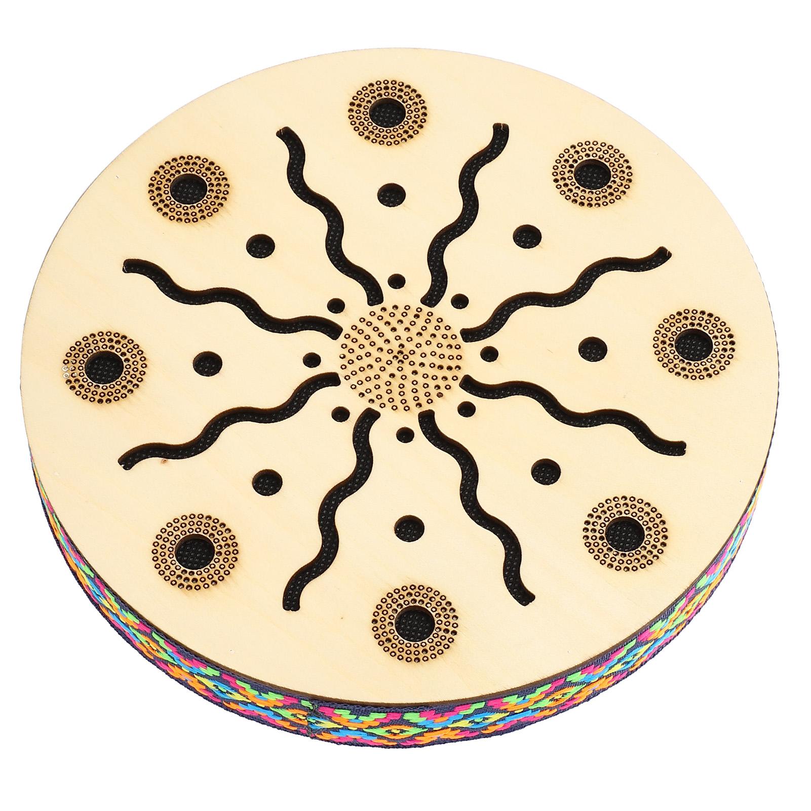 

Морской барабан, звук океанской волны, 8 дюймов, портативный кленовый этнический музыкальный ударный инструмент