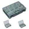 Heavy Duty Plastic Storage Box Container Case With Removable Dividers For Small Tool Bolts Screws And Parts Organization