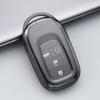 Transparent Black White Key Case For Honda Civic Accord Vezel Accessories Car Cover Key Bag Holder Shell Keychain Protection