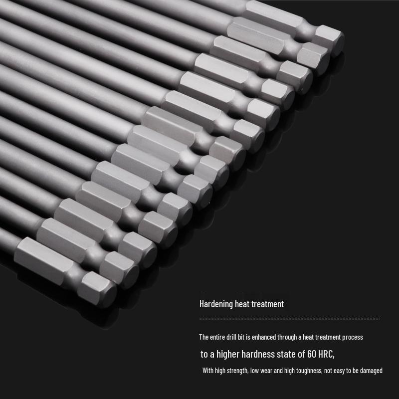 Extended Star Magnetic Screwdriver Bit Set T8/T25/T30/T40 for Electric Screwdrivers and Drills