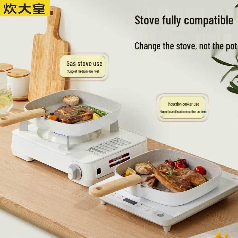 

Chu Da Huang 24cm Non-stick Steak Grill Pan