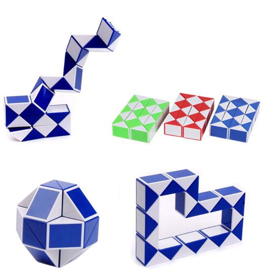 Mini Magic Snake Cubes Twist Puzzle Brain Teaser Kids Adults Toy Party Supplies