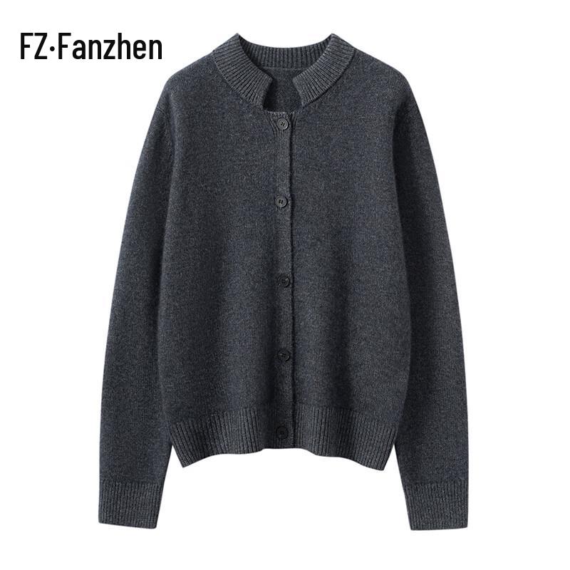 Fanzhen Women's Cashmere Blend Knit Cardigan