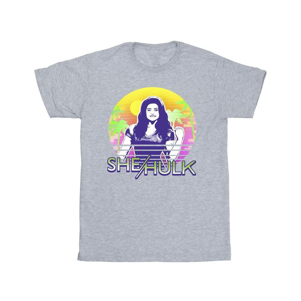 Marvel Mens She-Hulk: Attorney At Law Sunset Smile T-Shirt