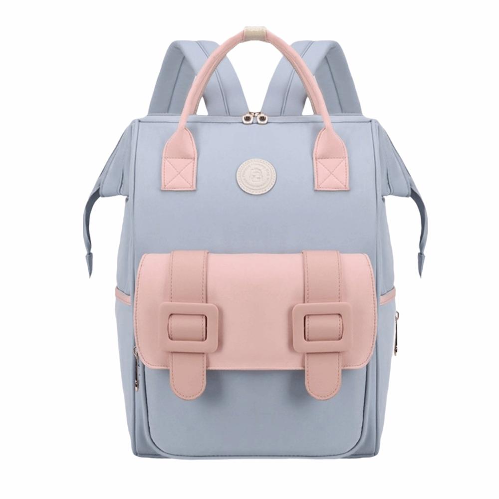 Waterproof Diaper Bag Backpack Korean Style Breastfeeding Bag Travel Backpack  Travel Use