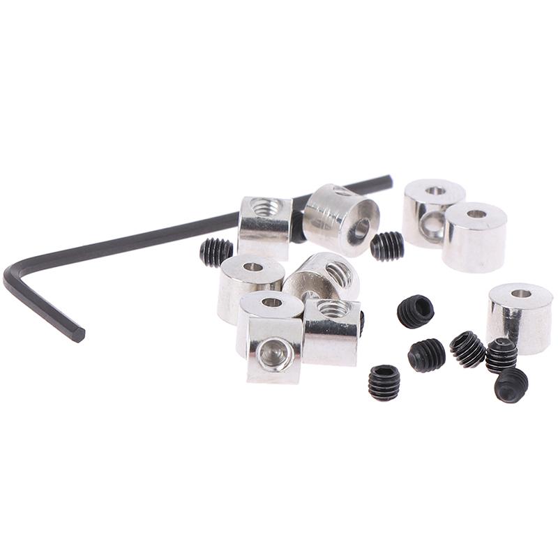 7mm Délka Mosazné Zarážky Zamykací Zapínání na Odznaky Chrániče Držák Imbusový Klíč