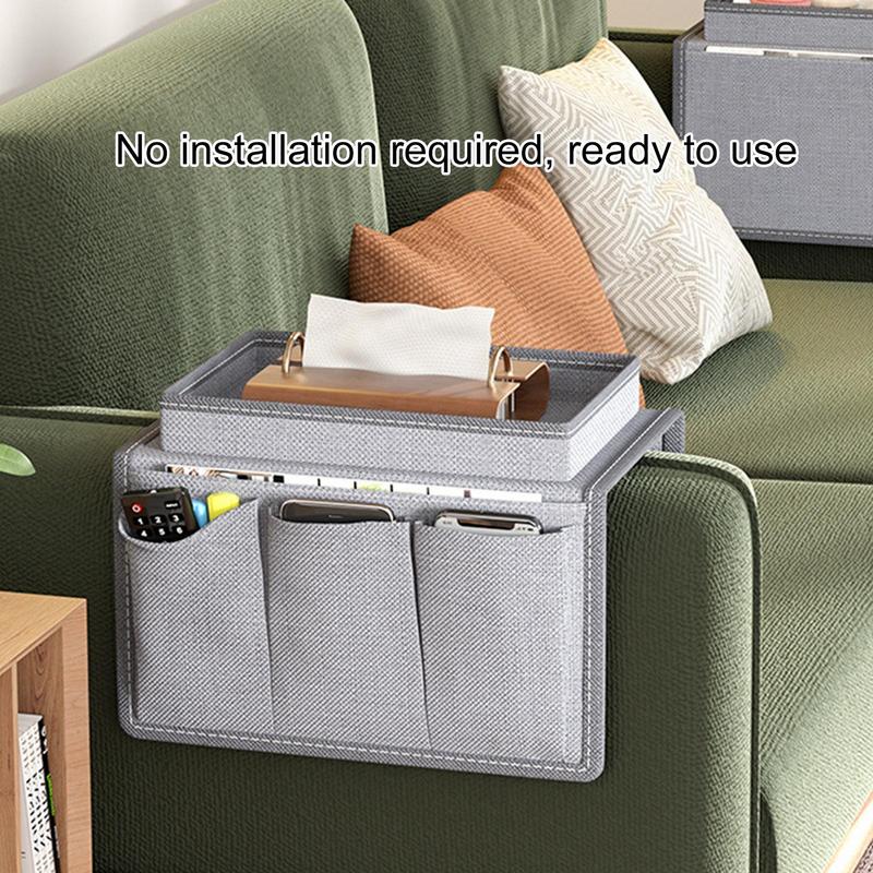Sofa Armlehnen Organizer Perfekte Couch Armlehnen Tablett Große Größe Palette Sessel Mit 5 Taschen Für Aufbewahrung stilvoll und langlebig