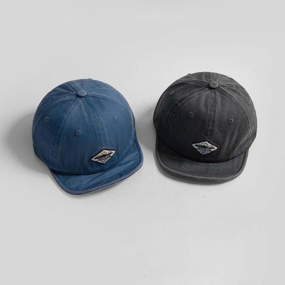 Big Head Circumference Short-Brimmed Hat Breathable Sunscreen Hat New Peaked Cap