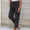 2023 Women's High Waist Elastic Cotton Linen Casual Pants
