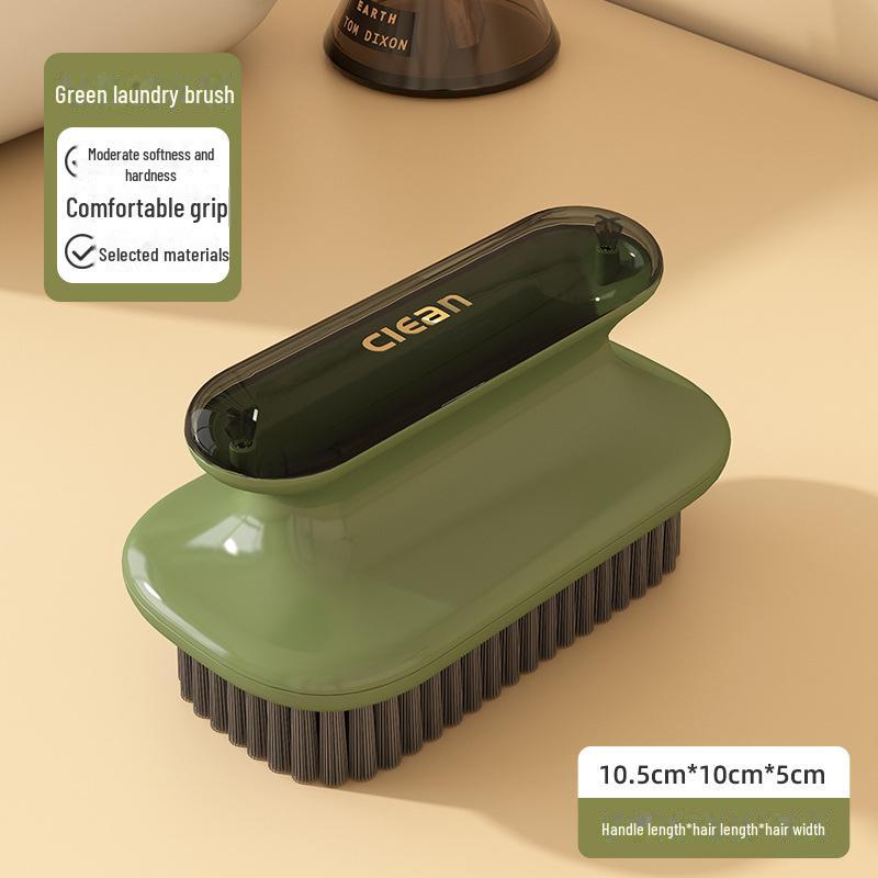 "Soft Bristle Long Handle Shoe & Laundry Brush"