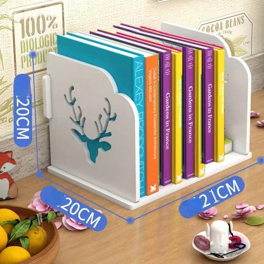 Multi-layer Easy-to-assemble Desktop Bookshelf Table Book Stand Cute for Children and Students