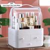 Cosmetics & Jewelry Organizer: Dustproof Storage Rack for Skincare, Lipstick & More