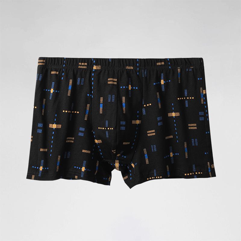 Men's Loose-Fit Pure Cotton Boxer Briefs - Large Size, Comfortable Summer Sports Underwear