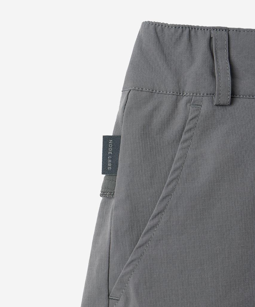 NODE LABS Dev:6 Wrap Skirt Pants_Dark Gray