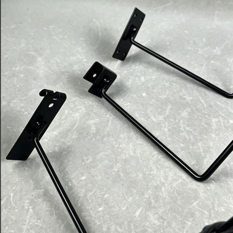 Hemispherical Iron Hat Holder with Projecting Wall Arm and Protective Finish for Baseball Hats, Berets, and Bucket Hats