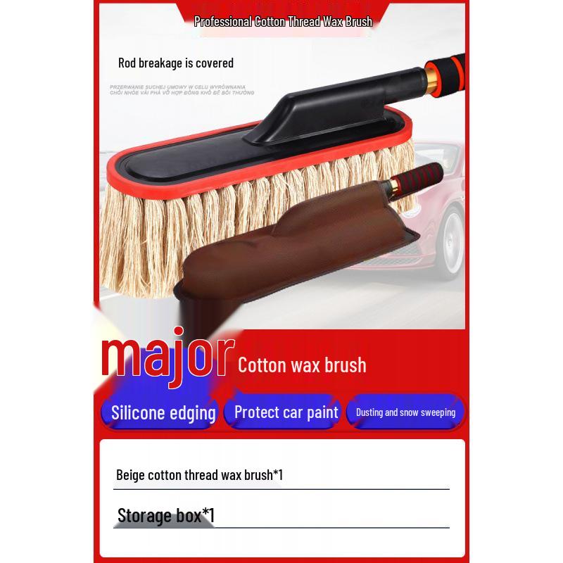 Car Cleaning Duster and Wash Brush for Dust and Snow Removal