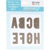 Cutting Stencils - Sizzix - X27 Alphabet - Metal - 30 Pieces - 5 Cm