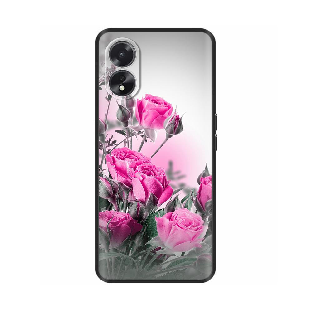 For OPPO A38 4G Case Soft Black Silicone Phone Case For OPPO A38 A 38 OPPOA38 CPH2579 Luxury Back Cover Cases Shell Fundas Coque