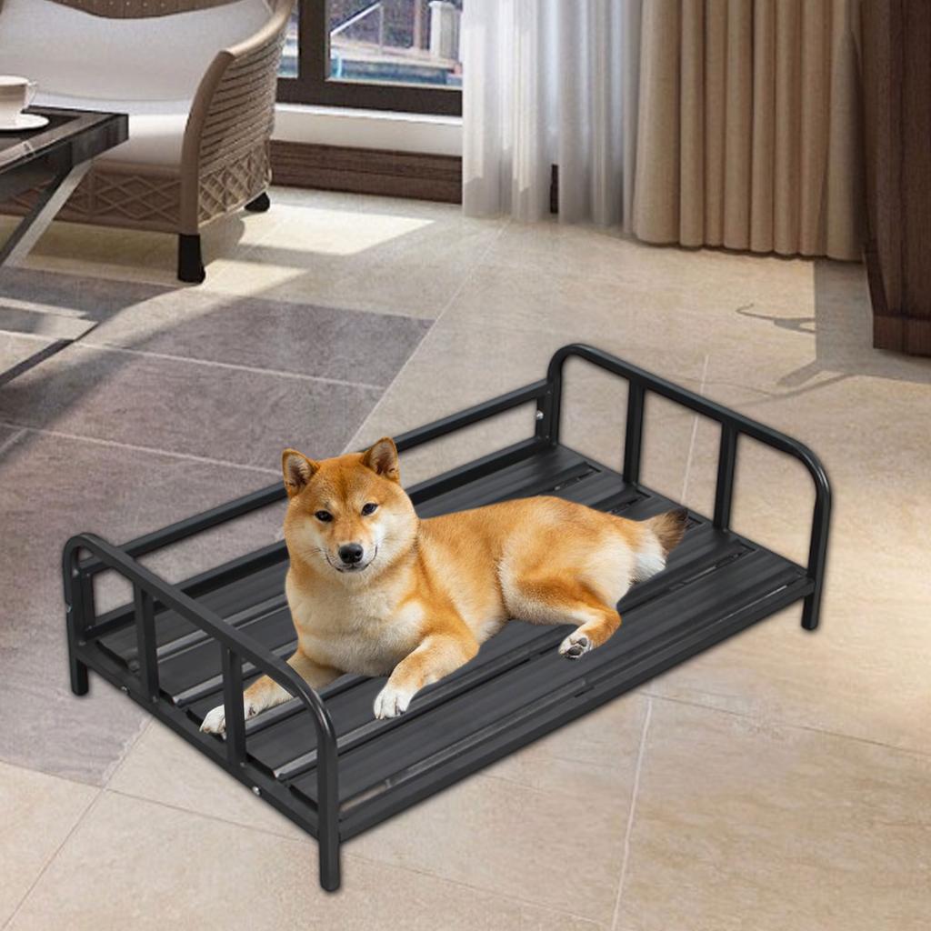 Elevated Dog Bed Multifunctional Pet Furniture Indoor Non Slip Feet with Rails Heavy Duty Pet Gifts Supplies Outdoor Indoor
