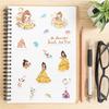 816Sheets Disney Princess Series Puzzle Stickers Cute Snow White Rapunzel Diy Assemble Jigsaw Decals For Suitcase Guitar Laptop