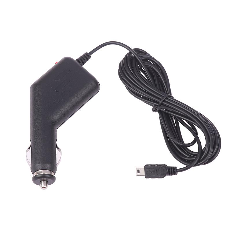 1ks DC 5V 1,5A Mini USB adaptér do auta Nabíječka Napájecí kabel pro Dvr Gps do auta
