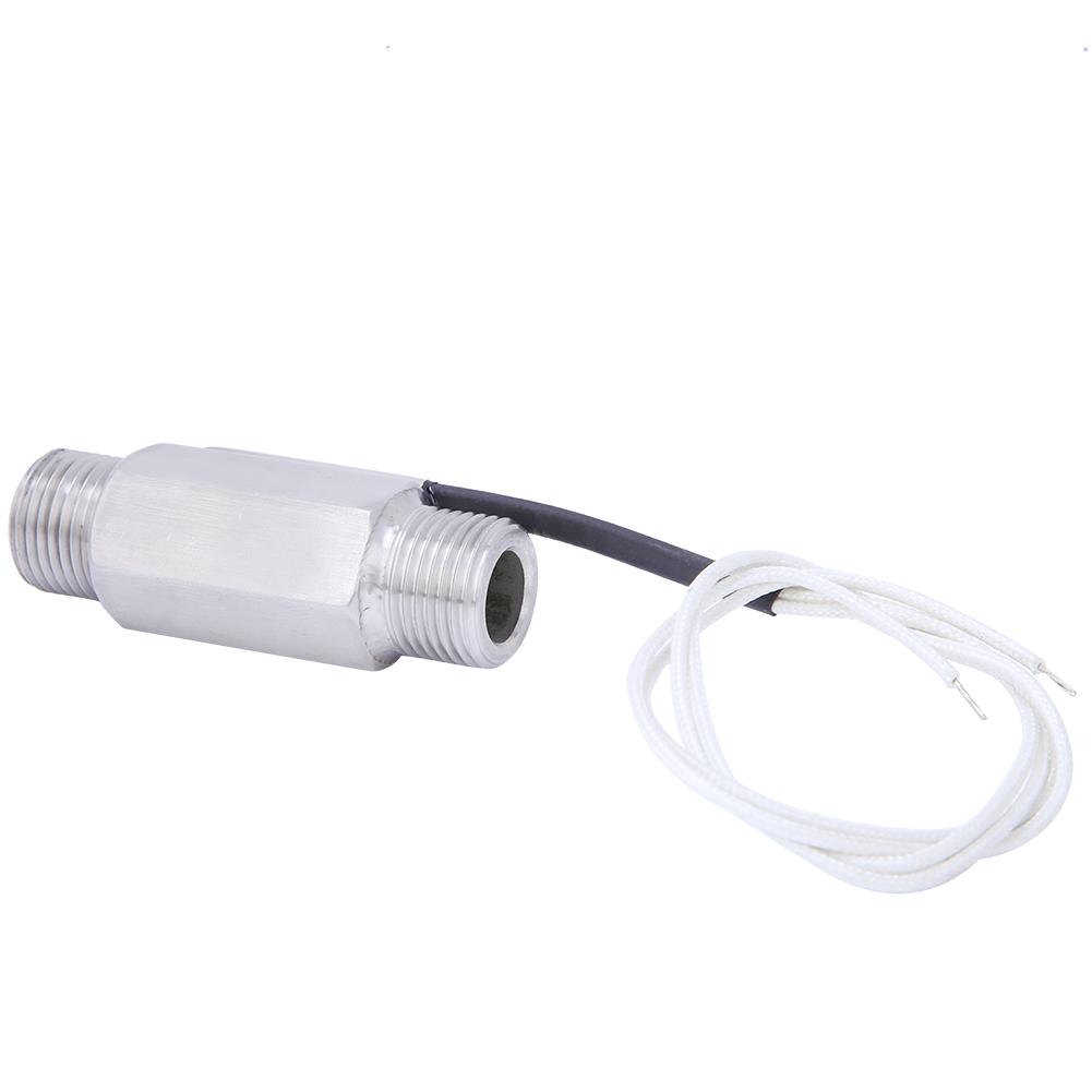 FS 03 Water Flow Switch 304 Stainless Steel 1 2NPT Double Male Thread for Oil Liquid