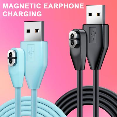 Bluetooth-compatible Earphone Charging Cable 1M Magnetic Fast Charging Line Bone Conduction Headphone Charging Adapter Cable for Shokz AS800/S803/S810