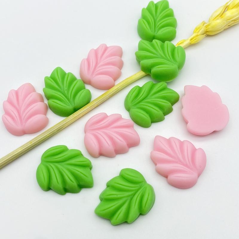 20Pcs Kawaii Cute Mixed Mini Leaves Flat Back Resin Cabochons Scrapbooking DIY Jewelry Craft Decoration Accessories G28