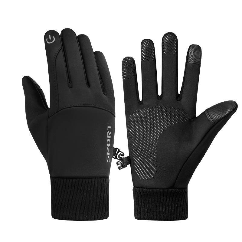 Touchscreen Winterhandschuhe für Damen & Herren: Rutschfest, mit Reißverschluss, für Outdoor-Sportarten, Klettern, Skifahren und Motorradfahren