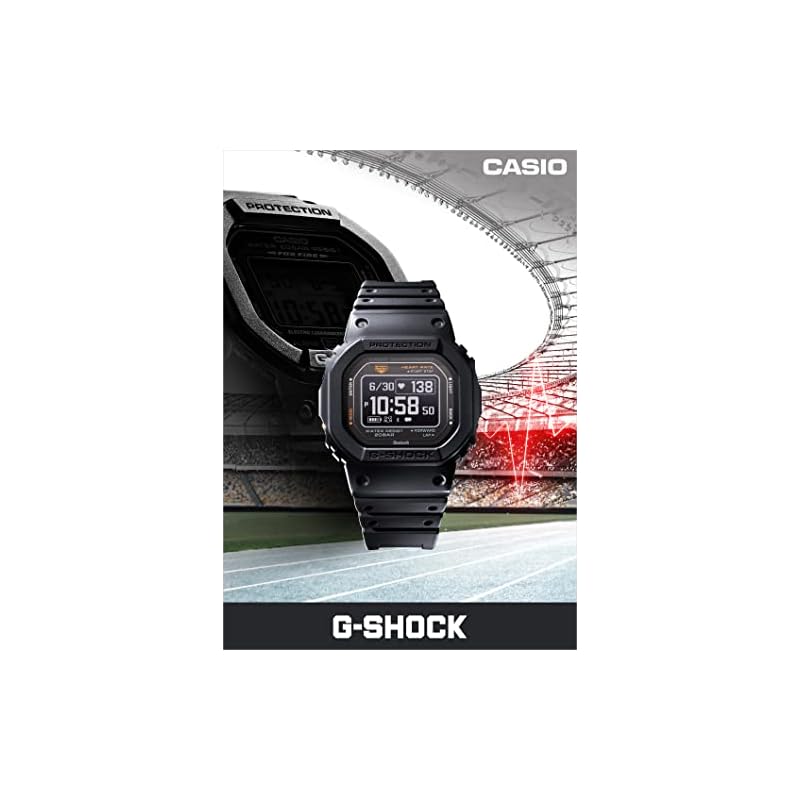 [Casio] G-Shock Watch [Domestic Genuine Product] G-SQUAD Heart Rate Monitor Bluetooth Equipped DW-H5600MB-1JR Men's Black