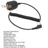 Microfono altoparlante da spalla a LED PTT per interfono vocale Microfono walkie-talkie portatile per 5R 888S Microfono sensibile Audio Livello di pressione sonora stabile
