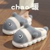 Children's cotton slippers Girls and boys Winter cute home indoor non-slip velvet warm parent-child cotton slippers outer wear
