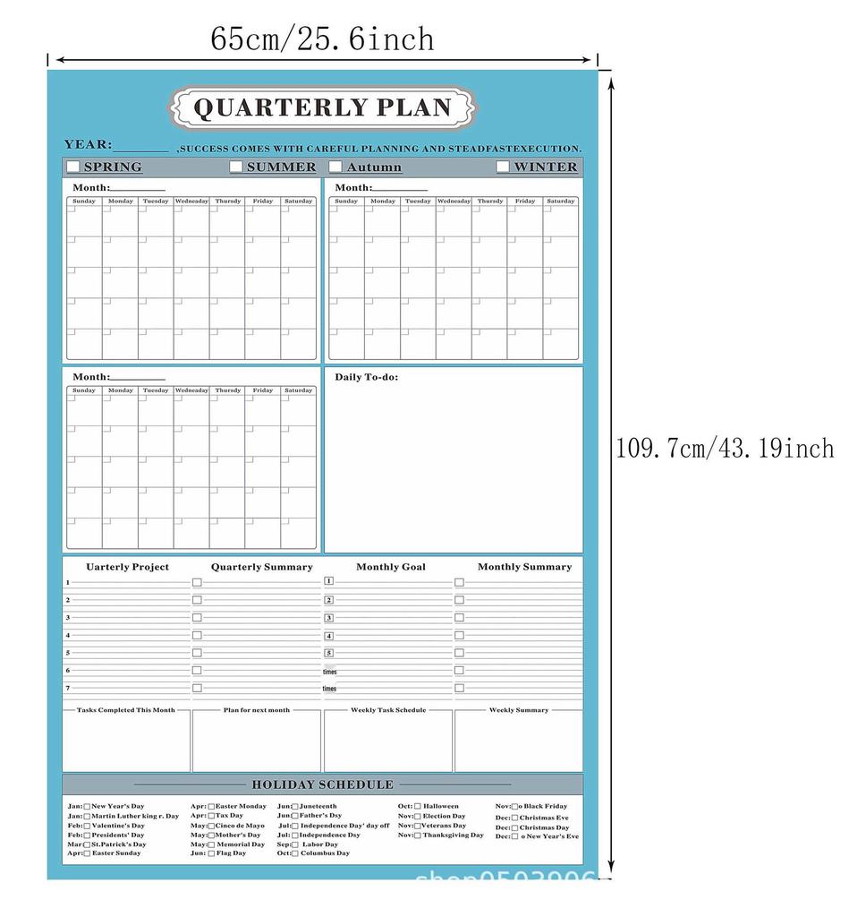 2026 Erasable Wall-Mounted Monthly Planner: Simple Modern Design, A01 Edition