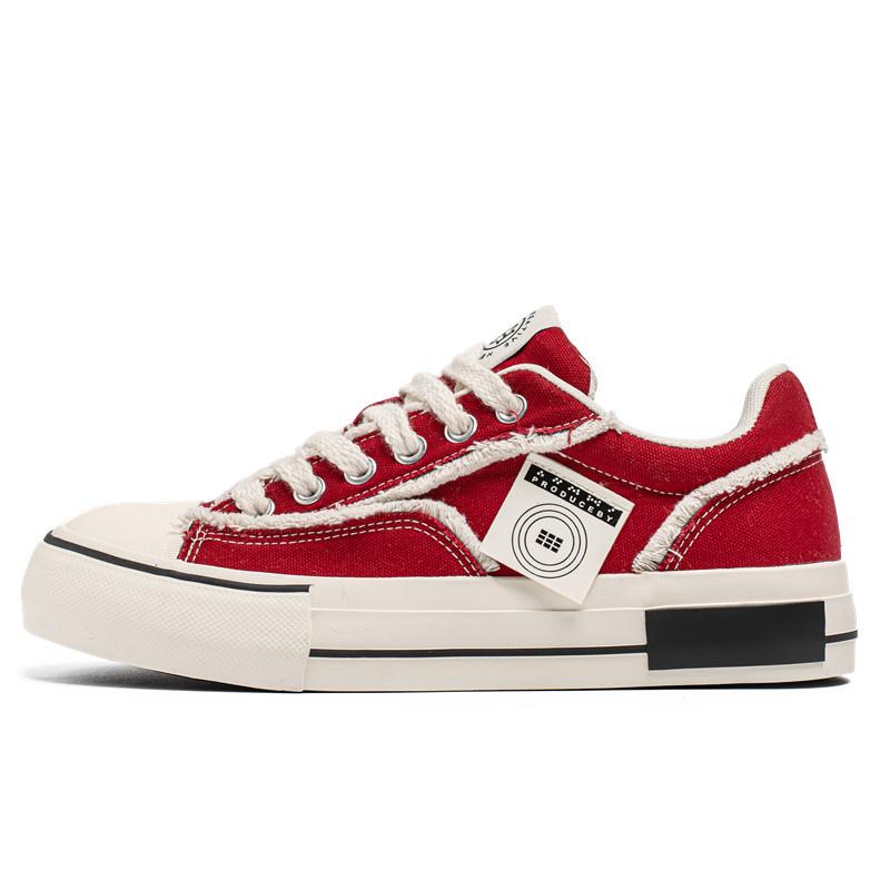 Hot Selling Men's Vulcanize Shoes Streetwear Platform Canvas Shoes Man Designer Low Top Skateboarding Shoes Zapatos De Tablero