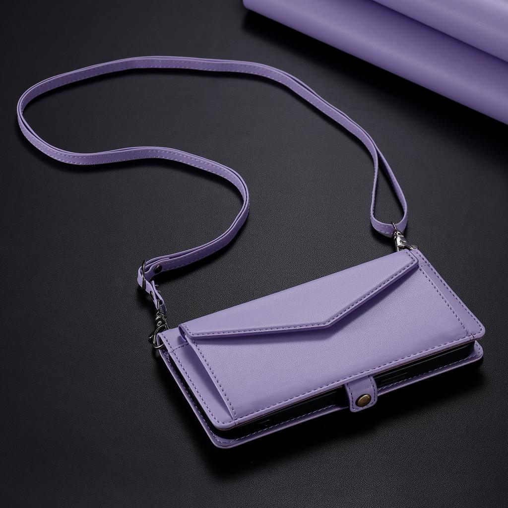 Wallet Case For Samsung Galaxy A17 A37 A57 A06 A16 A26 A36 A56 A15 A35 A55 A14 A34 A54 A13 A33 A53 A52 A72 Lanyard Leather Cover